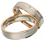 Palladium wedding ring Nr. 1-50663/050